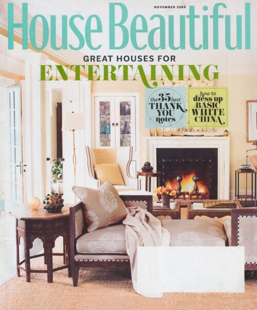 Spread #1 for House Beautiful November 2009