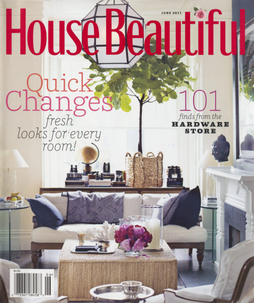 Spread #1 for House Beautiful June 2011